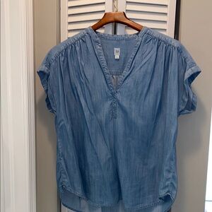 Women's Blue Denim Top